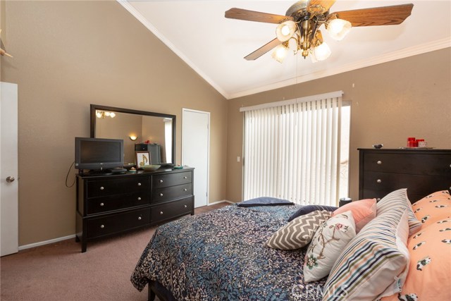 Master bedroom with Balcony