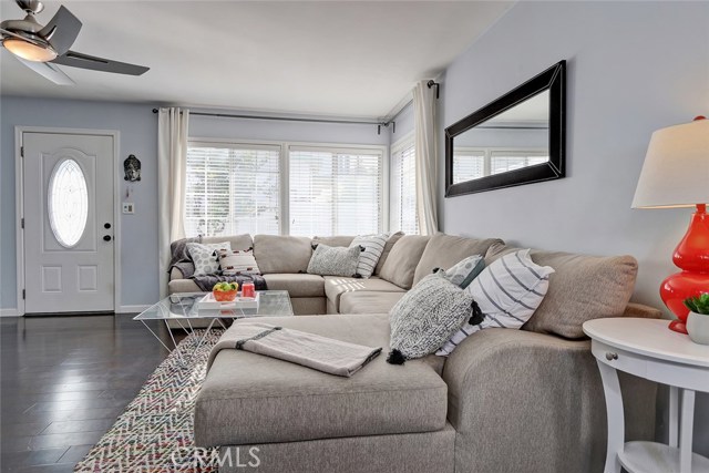 Lots of natural light in this space from the South.