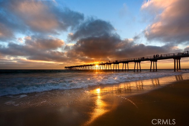 Hermosa Pier at sunset