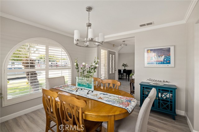 Formal Dining with view to front yard