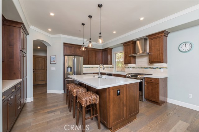 Another kitchen view, highlighting the big island counter!