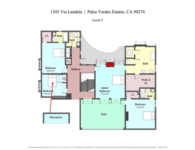 Level 3 floorplan