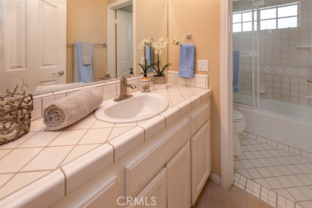 Common bathroom on first level.