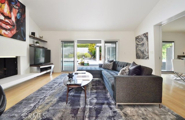 Spacious Family Room Leading Out to Backyard