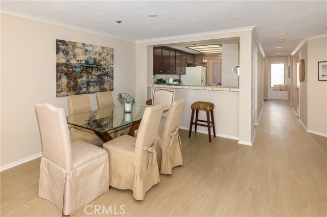 Kitchen Opens to Dining Area