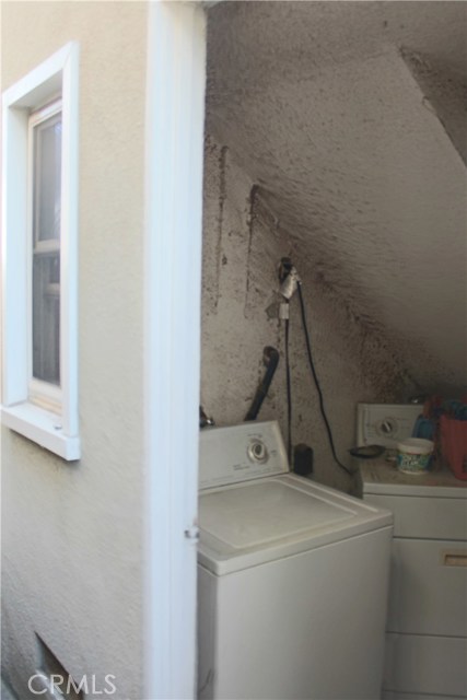 Laundry Room is accessed from the side of the home.