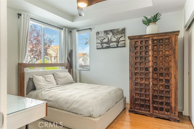Lower level front bedroom with great light