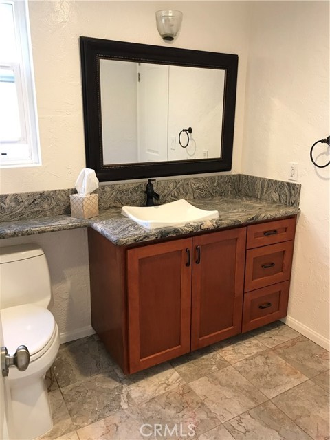 Upstairs bathroom off of master bedroom.