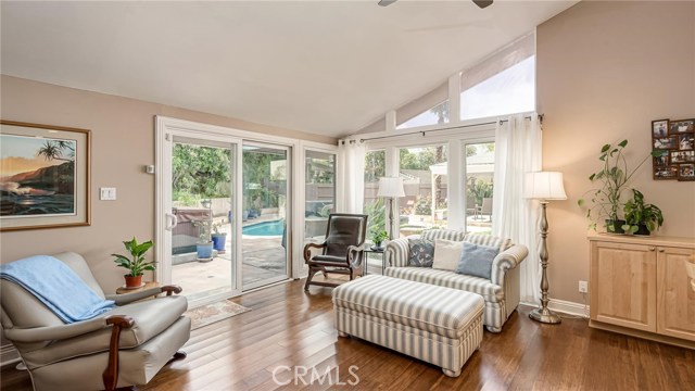 Great flow from home to outdoors.