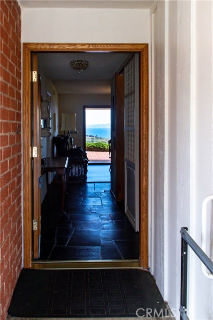 From the front door you can see the light house and Catalina Island