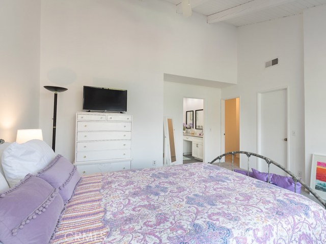 Entrance to master bath and door to walk in closet