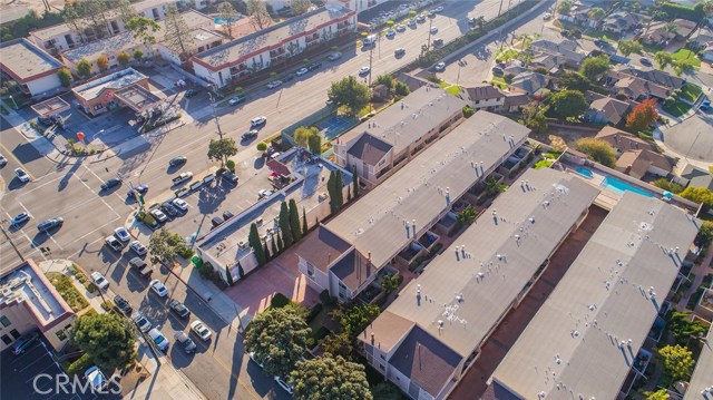 Aerial view of complex off of Meyer Ln.