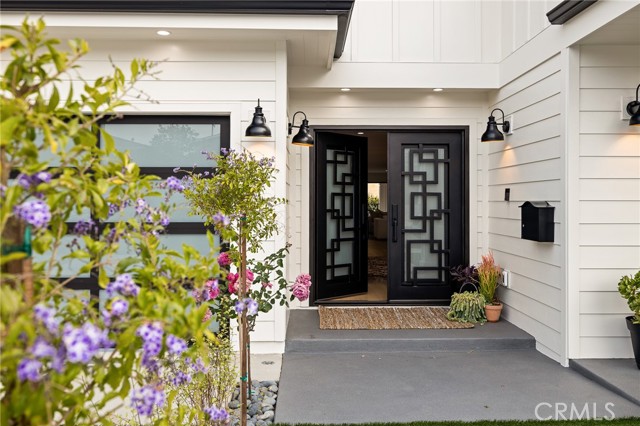 Welcoming Designer Double Doors