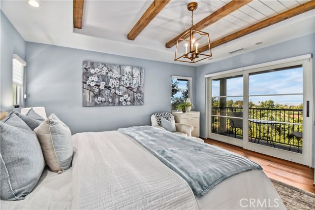 City Light and Coastal Views from Master Bedroom