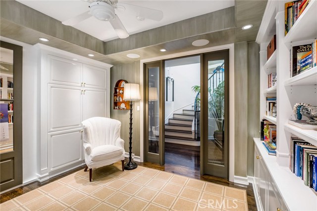 Main Floor Office with Glass Doors