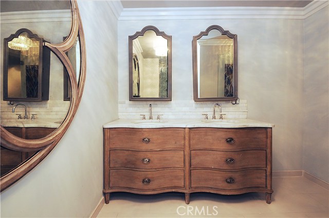 Bathroom one double vanity