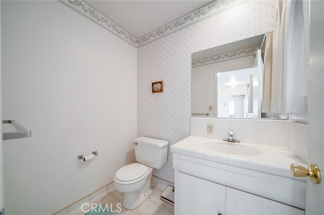 1/2 Bath off Family Room/Laundry Room