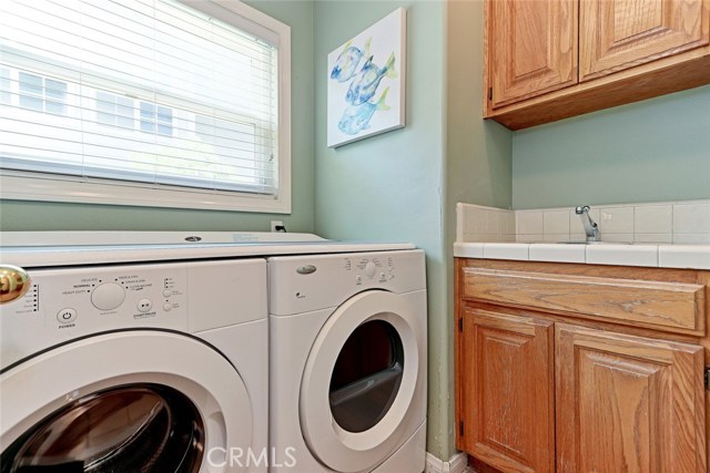 Main Floor Laundry Room with Sink