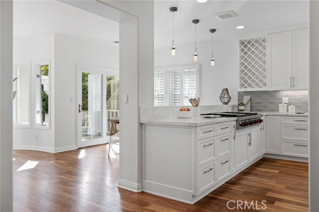 Kitchen/Nook with French Slider to Back Yard