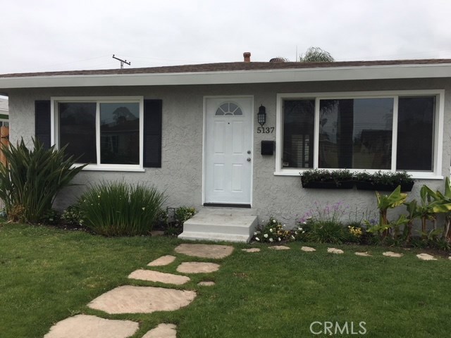 5137 134th Street W Hawthorne, California This home is move in ready - great curb appeal! Located highly desired Wiseburn school district. New hardwood floors in living room, new carpet in all 3 bedrooms, painted inside and out, all new stainless steel appliances and so much more, must see to appreciate. 3 bdr and 1 full bath and 1 3/4 bath. Massive 4+ car finished garage. Separate Laundry room. Large enclosed private backyard with tropical feel. Detached office-not permitted.