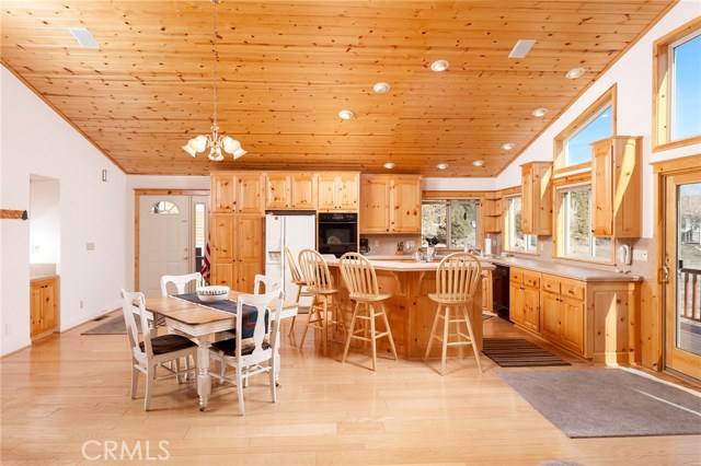 Plenty of room to entertain your guests while preparing meals. There is even a wet bar for your favorite cocktails.