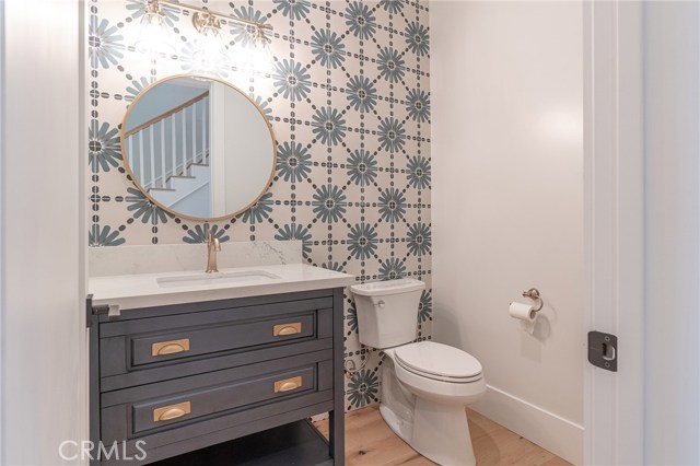 Downstairs guest bathroom.