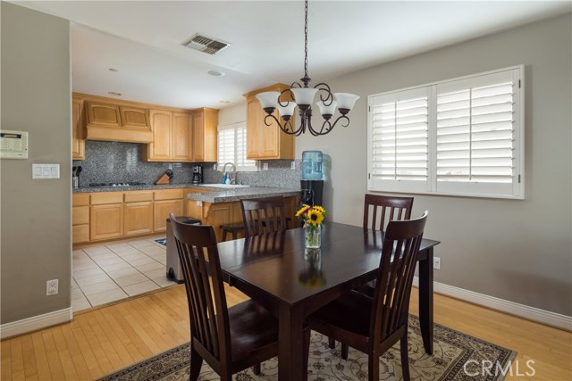 Dining looking towards kitchen Dining looking towards kitchen