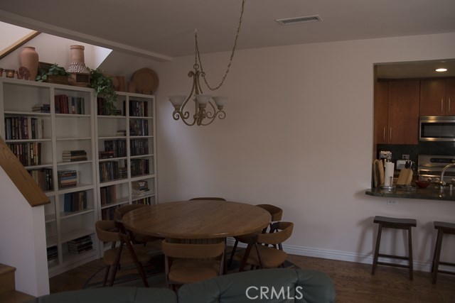 Dining area adjacent to kitchen.