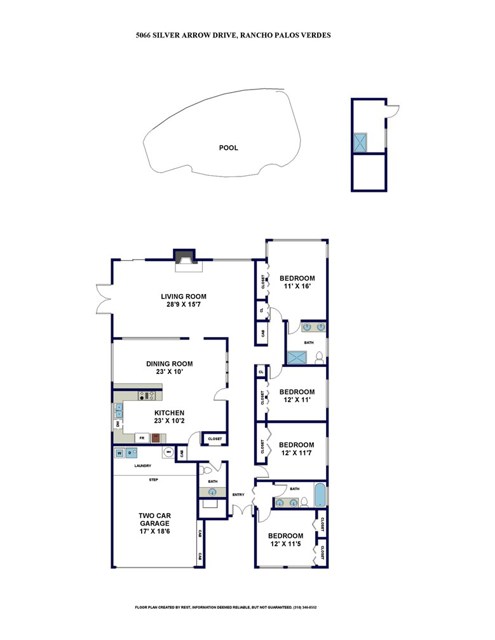 FLOOR PLAN WITH SWIMMING