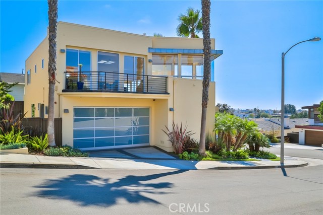 New modern garage door. Ample street parking