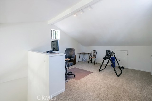 View of Loft from top of Stairs; Great for Home Office and/or Exercise Room, or Nursery