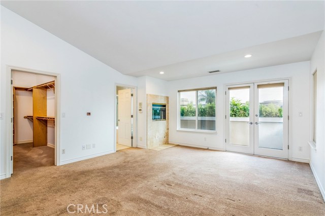 Master bedroom with fireplace