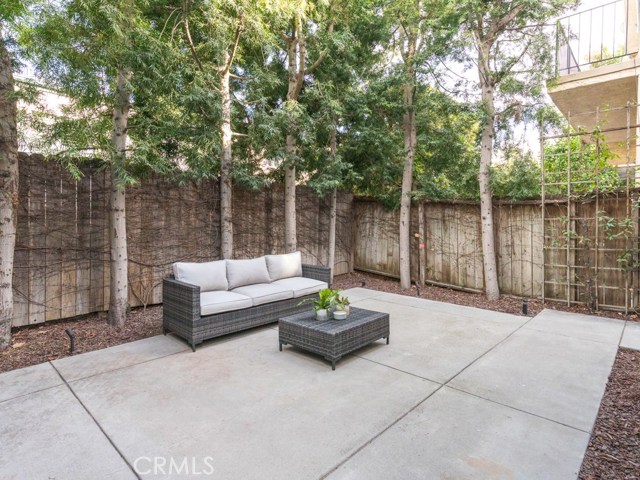 Private back yard