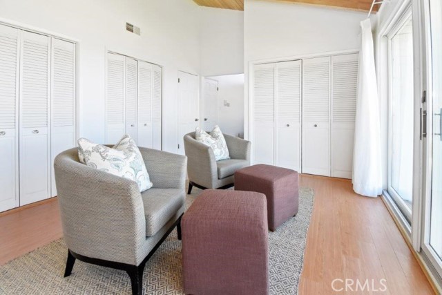 Master Bedroom Dressing/Sitting Area with Ample Closets