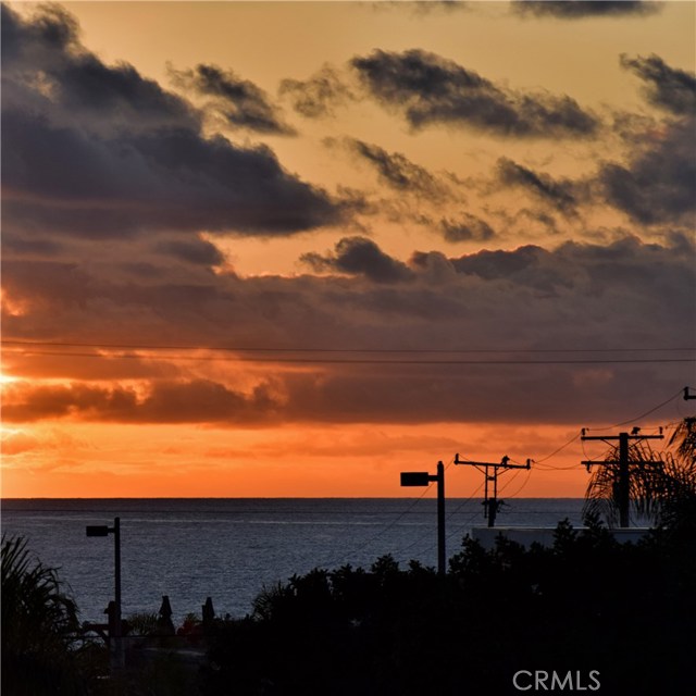 Sunset from outdoor patio