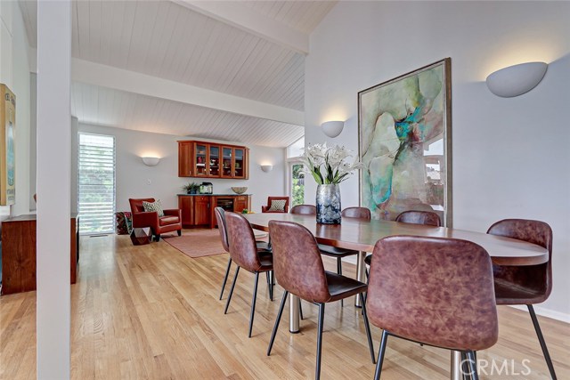 Large dining area.