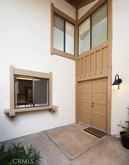 Gated Entry With Double Doors