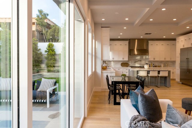 The exterior being invited indoors