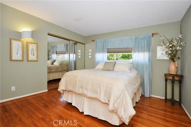 4th bedroom which looks out to back yard