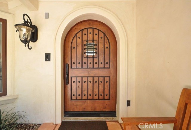 Custom Solid Wood Oversized Arched Entry Door
