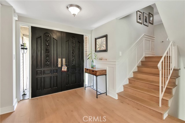 Foyer  -All hardwood floors
