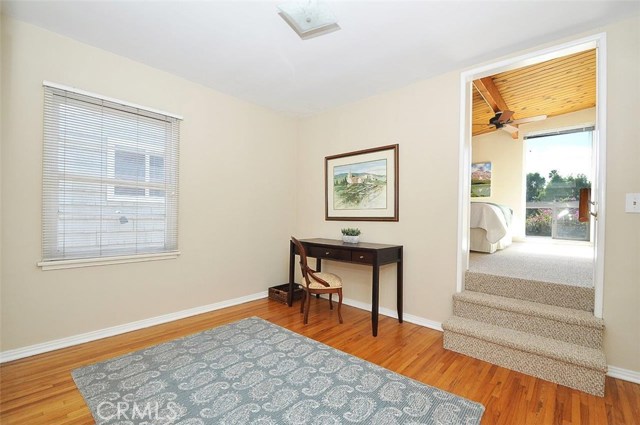 A bonus room (used to be another bedroom) leading to bedroom #1 - perfect for a master bathroom conversion and walk-in closet