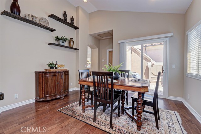 High ceiling - this area leads to the deck areas