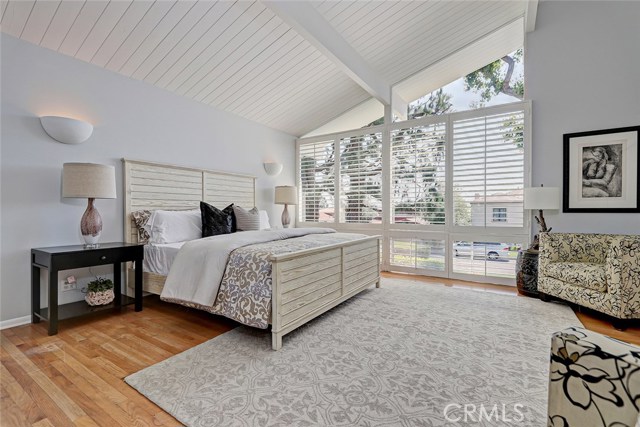 Spacious master suite
