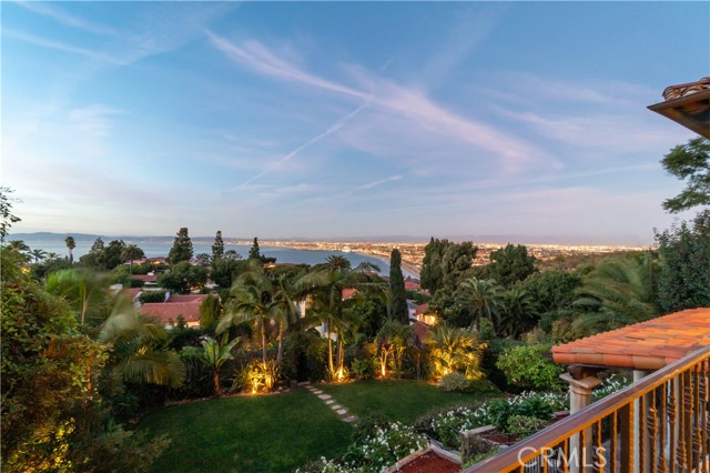 Family Room Balcony View (dusk).