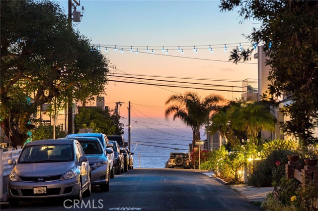 Ocean view from the street