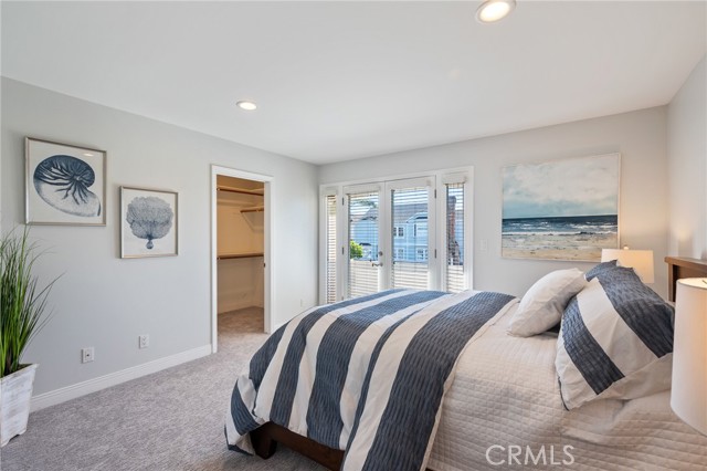 Front bedroom with balcony