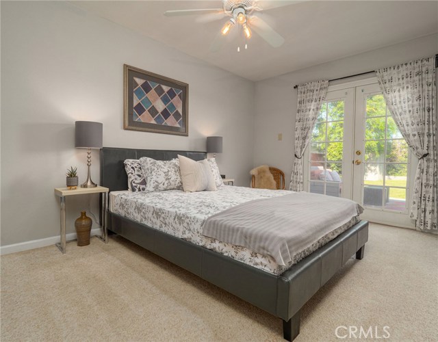 Bedroom 2 - Also has french doors leading to the backyard.