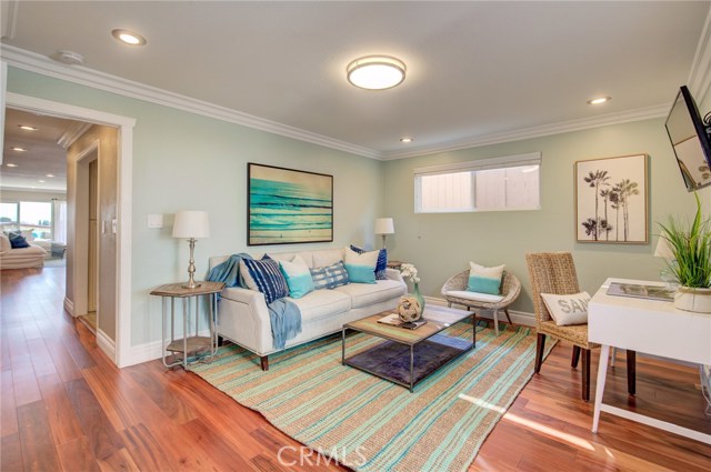 This nice a spacious bedroom with yard access - can serve as a guest room, office, den, family room - the potential is endless