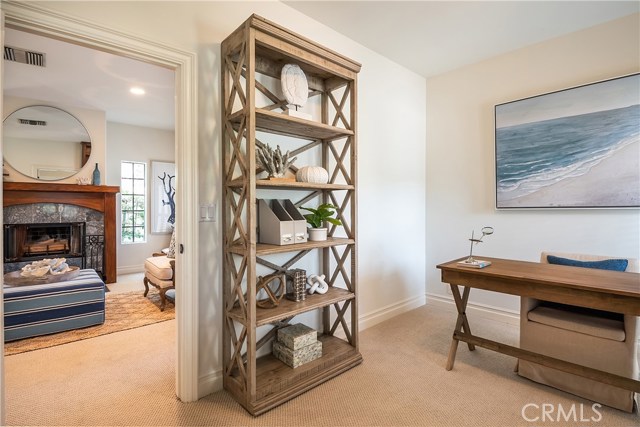 Main floor office/bedroom off living room